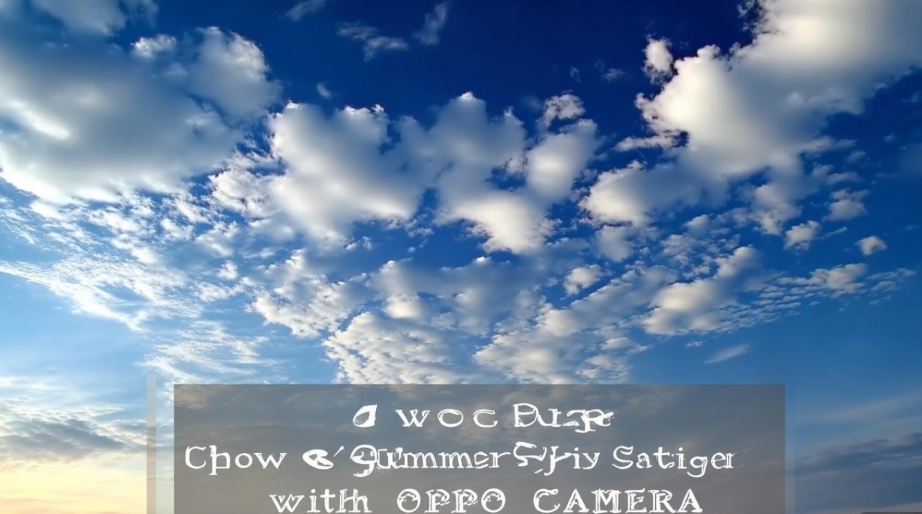 夏天天空怎么拍oppo?手机拍天空参数和技巧分享