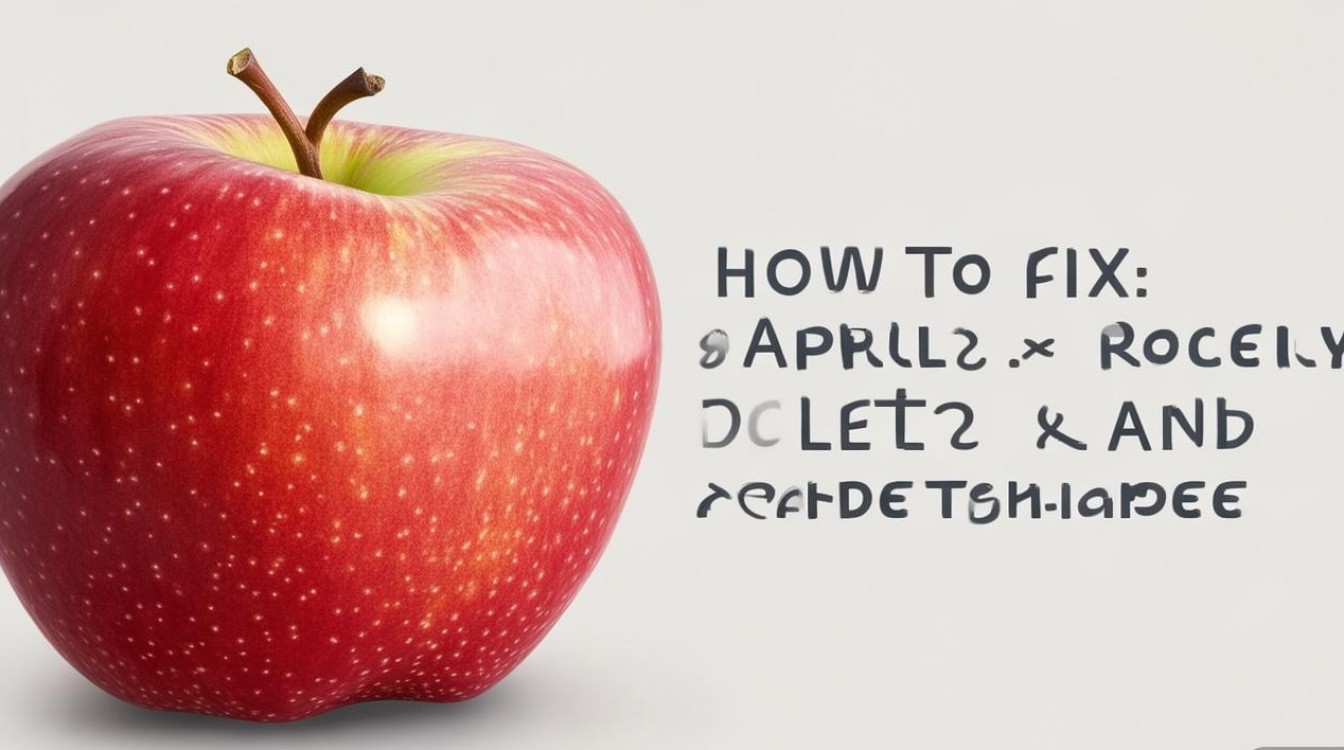 苹果最近删除功能没了?怎么恢复或解决?