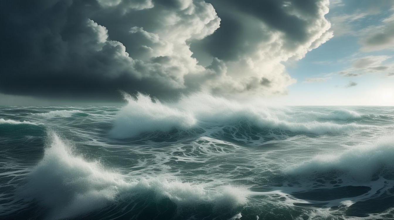 受台风影响 南海将出现13米狂浪