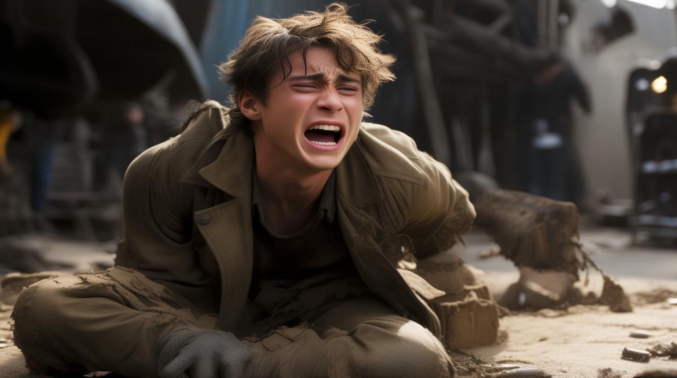 荷兰弟在片场摔倒疑似头部开裂