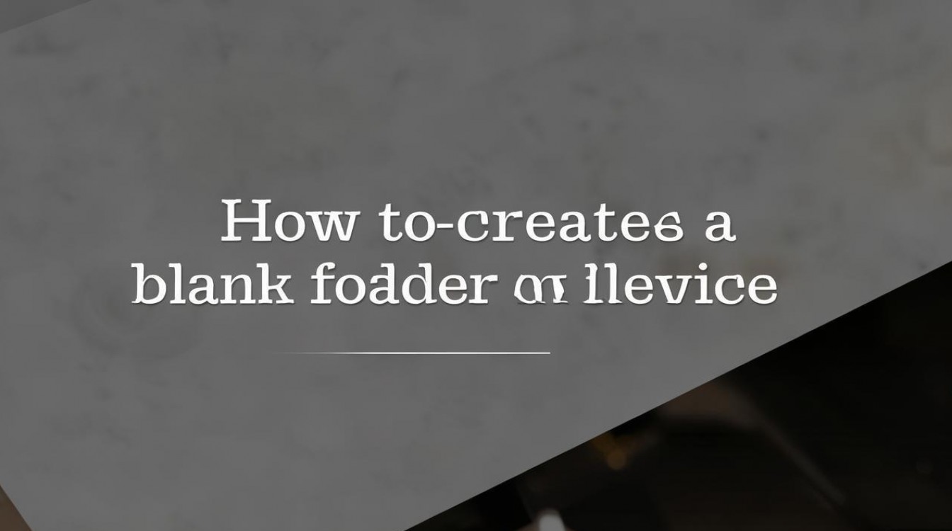 苹果iOS系统怎么建空白文件夹?无法创建怎么办?