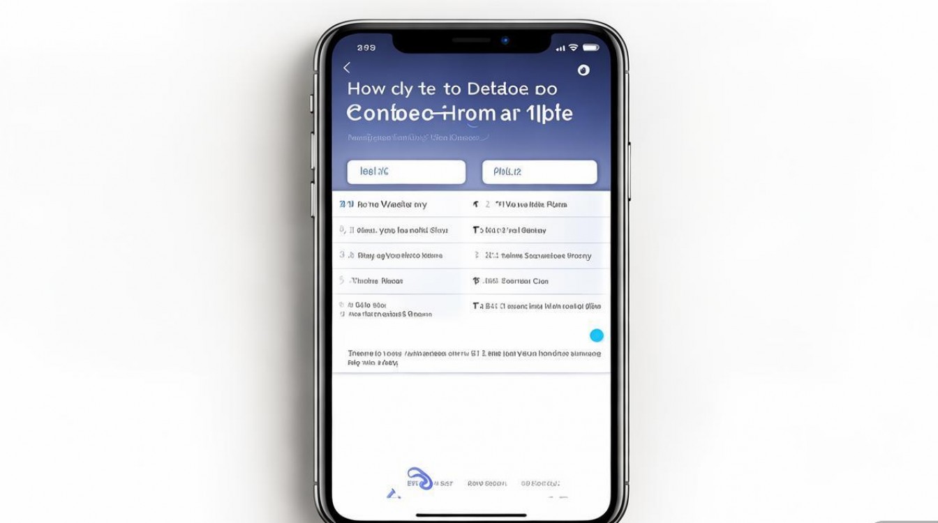 苹果手机删除手机卡联系人号码步骤是什么？