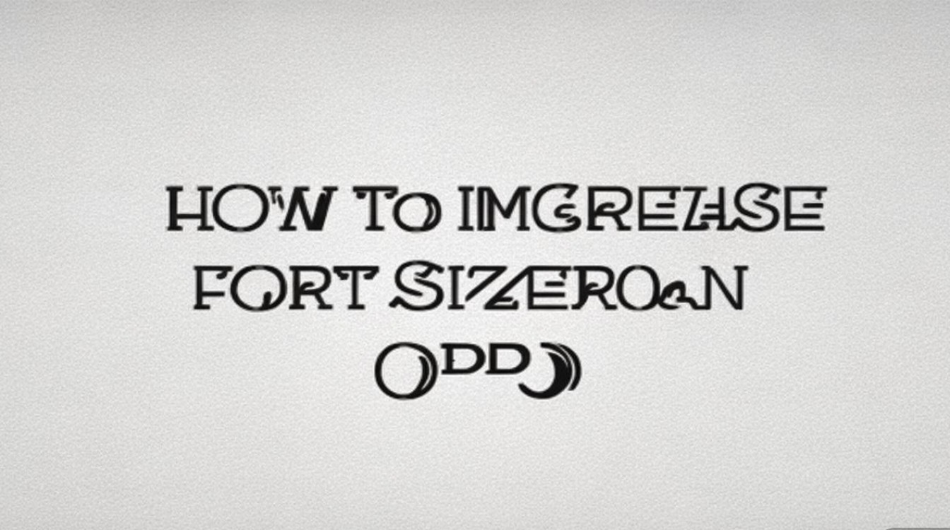 OPPO手机怎么扩大字体?系统设置里字体大小在哪调?