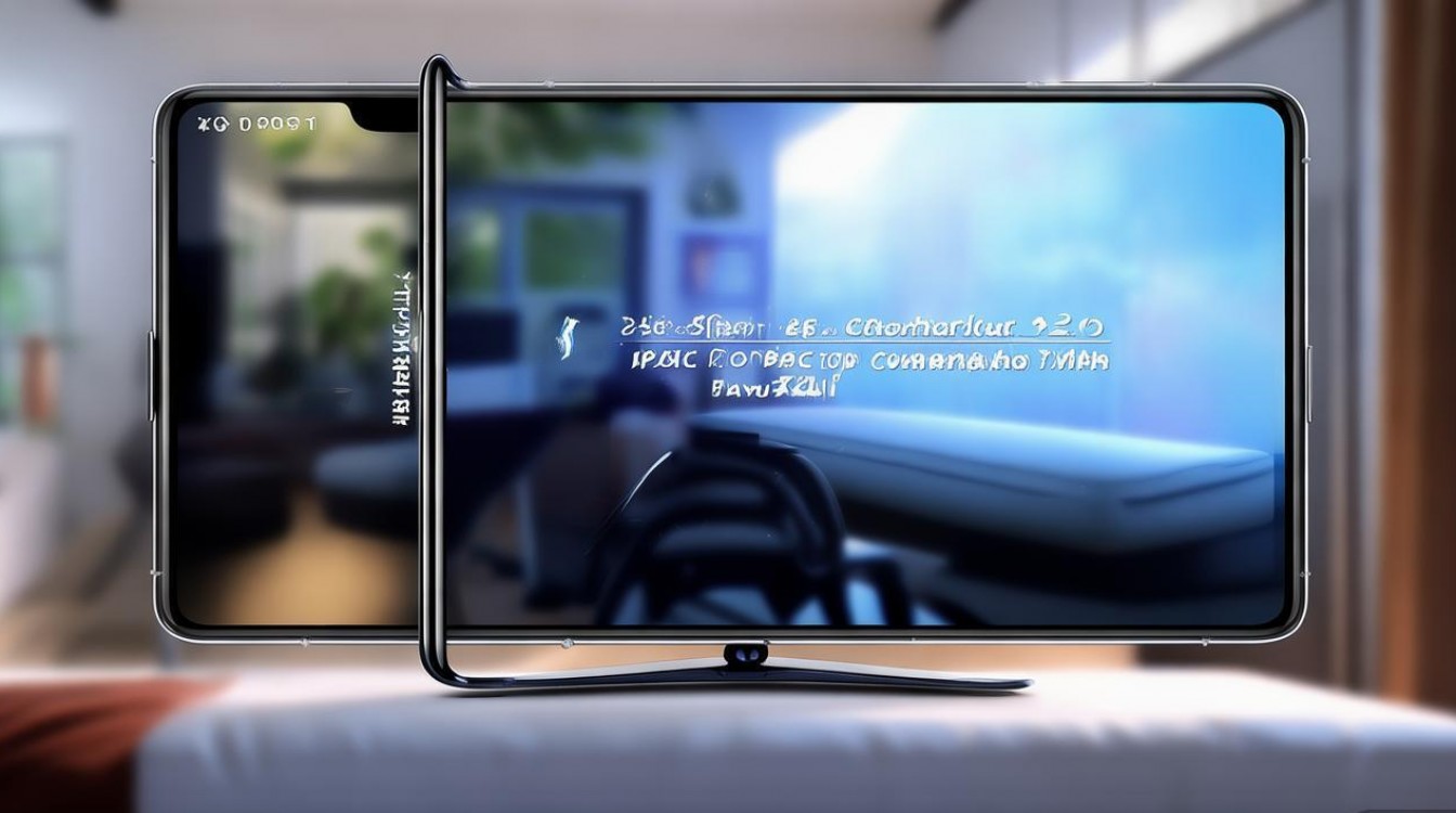 华为x2如何将手机画面无线投屏到电视上？