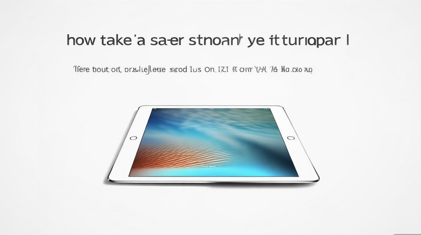 苹果iPad截图怎么弄?新手必看详细步骤教程