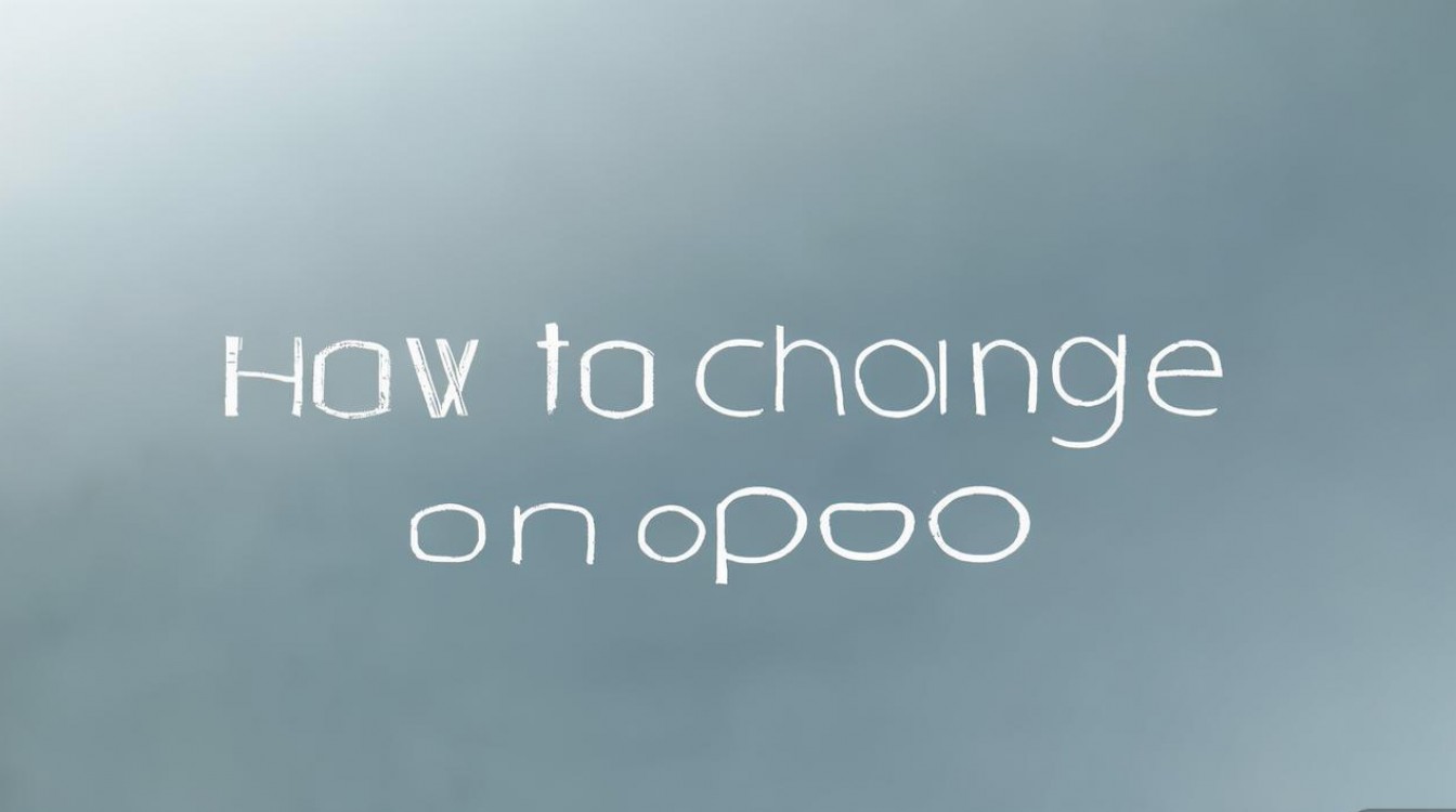 oppo手机怎么改变字体样式？系统字体更换方法详解