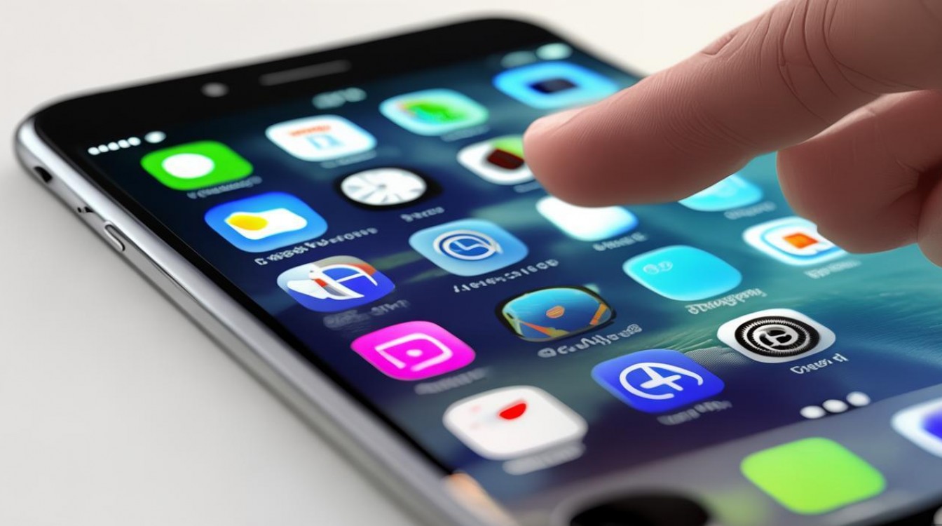 苹果6splus怎么移动图标到屏幕任意位置?