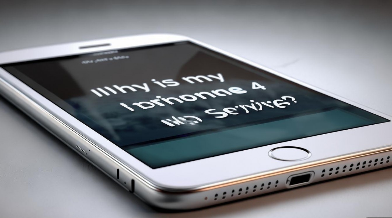 苹果4装卡后显示无服务，怎么办？