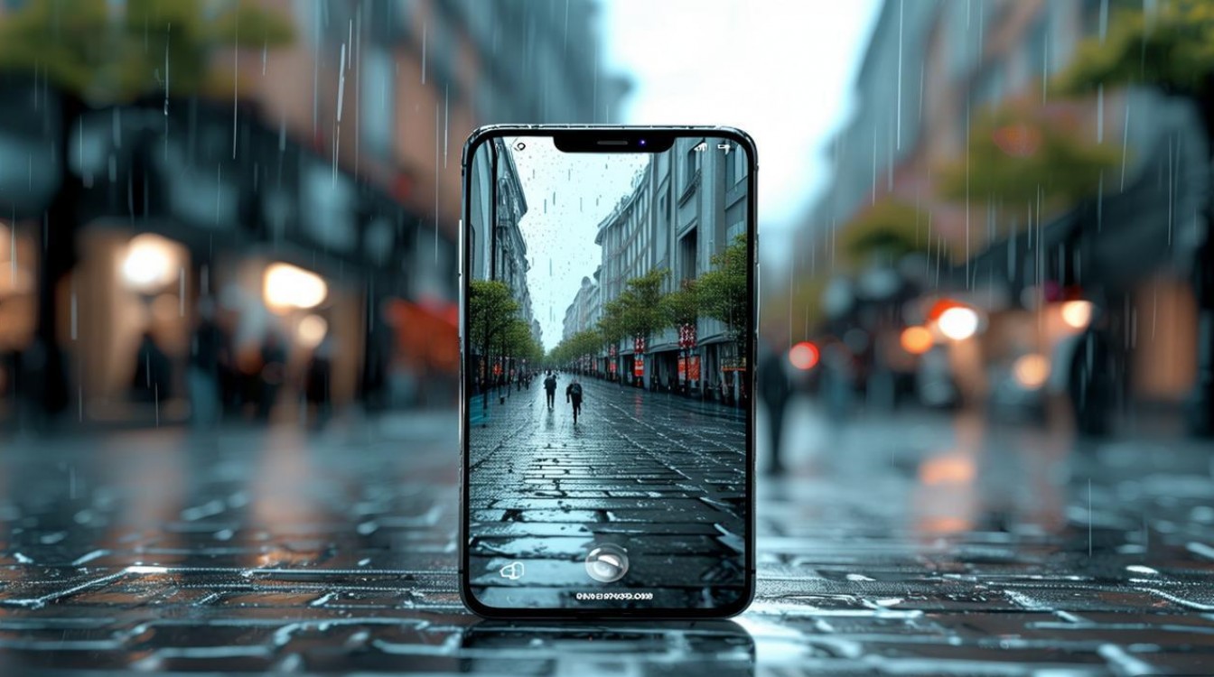 oppo手机白天拍下雨照片怎么拍才清晰不模糊？