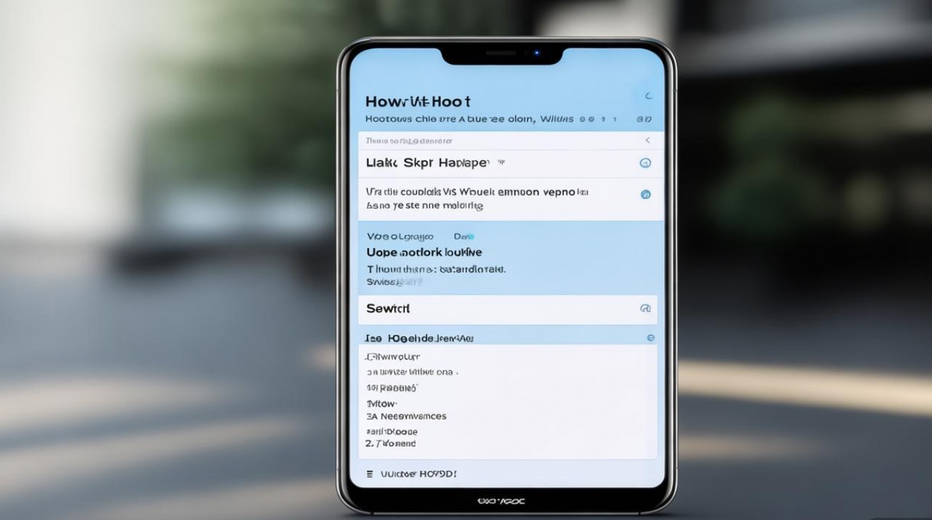 华为手机WiFi热点怎么分享？新手必看步骤指南