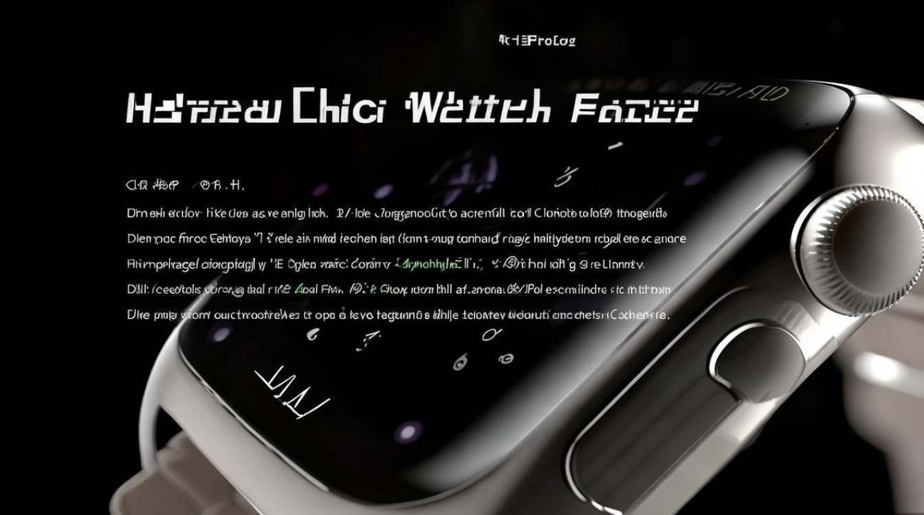 苹果手表怎么自定义表盘?新手操作指南详解