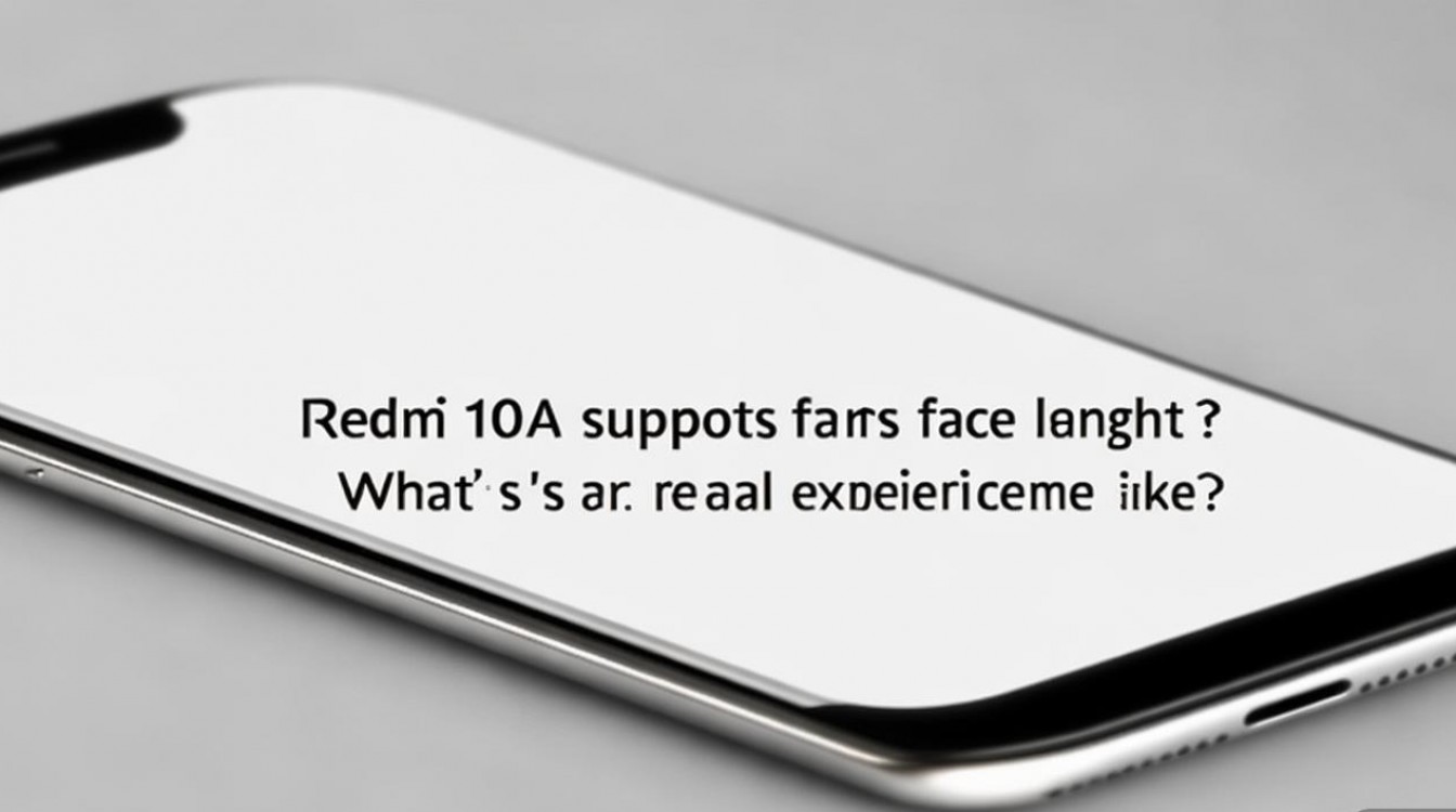 Redmi 10A支持面容解锁吗？实际体验怎么样？