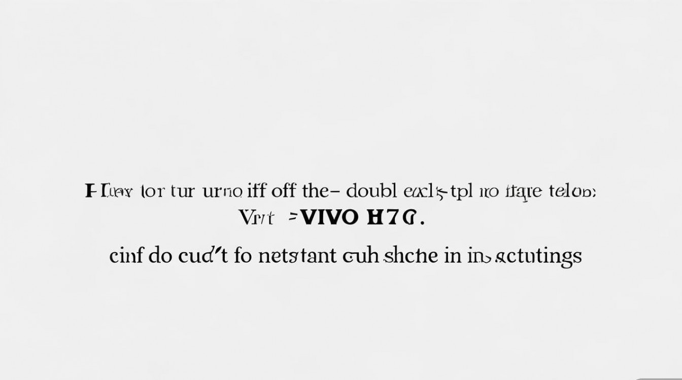 VIVO Y27双击放大功能怎么关闭?设置里找不到开关怎么办?