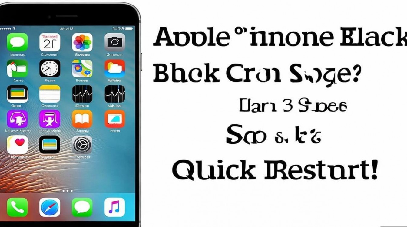 苹果6黑屏死机怎么办?教你3步快速恢复开机!