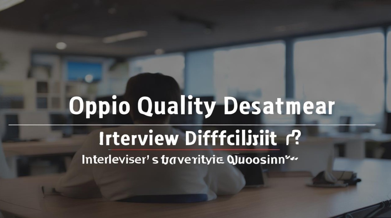 oppo品质部面试难吗?面试官最爱问哪些问题?