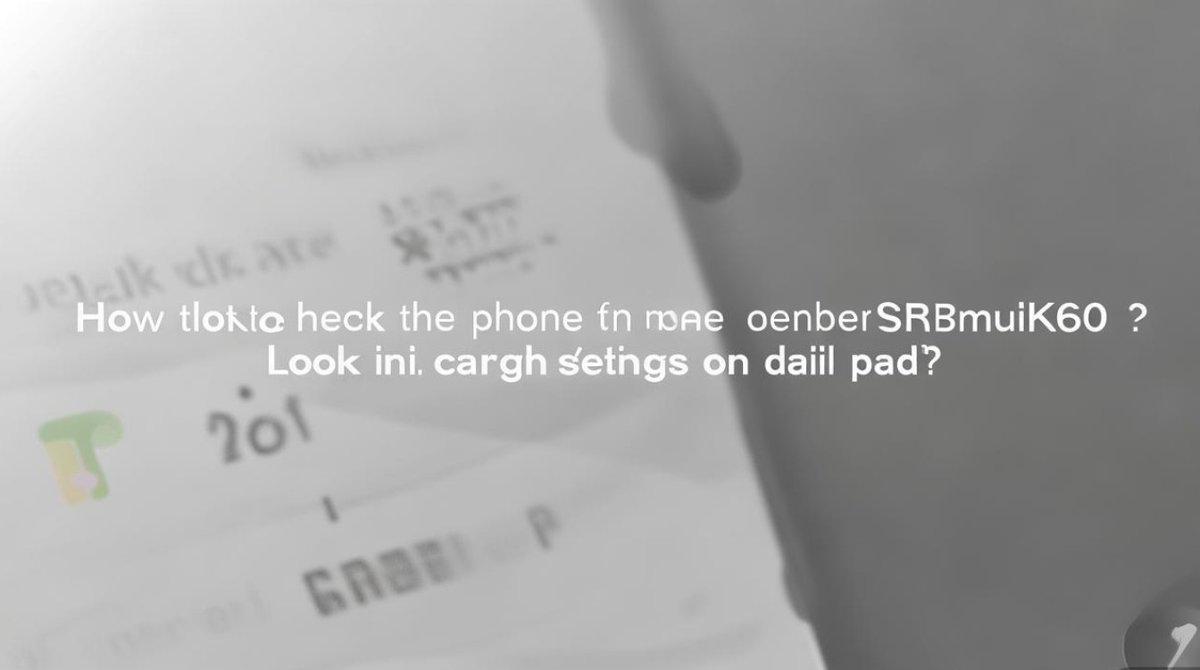 Redmi K60怎么查本机号码?SIM卡设置里找还是拨号键查?