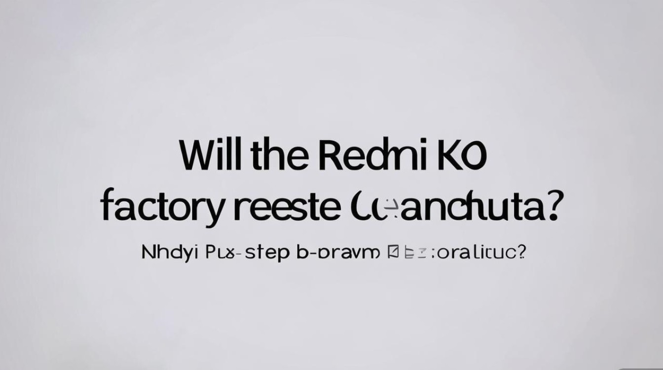 Redmi K60恢复出厂设置会清数据吗?详细步骤是怎样的?