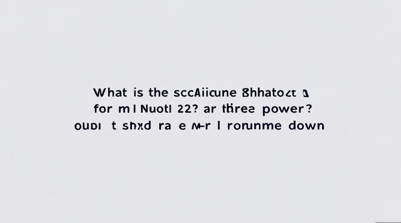 红米Note 12截屏快捷键是什么?三指下滑还是电源+音量下?