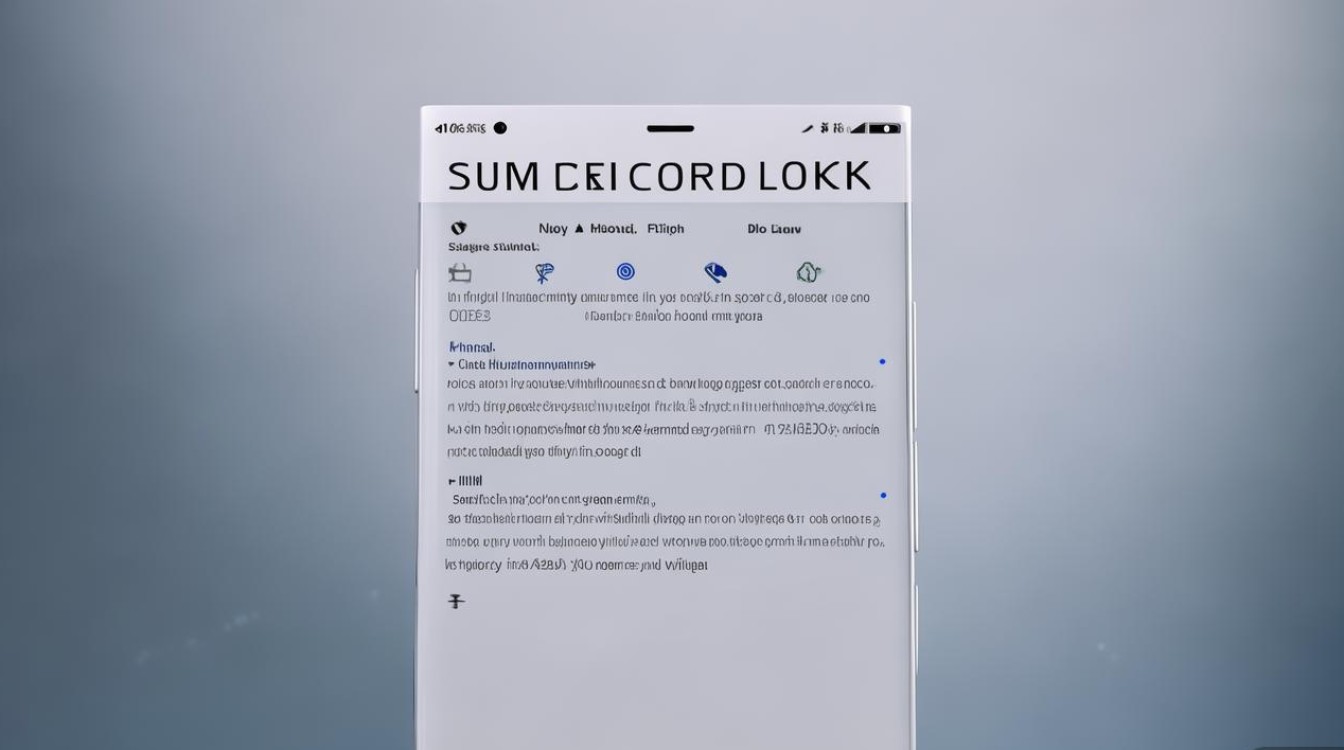 华为手机sim卡锁定怎么解锁？官方教程与第三方方法详解
