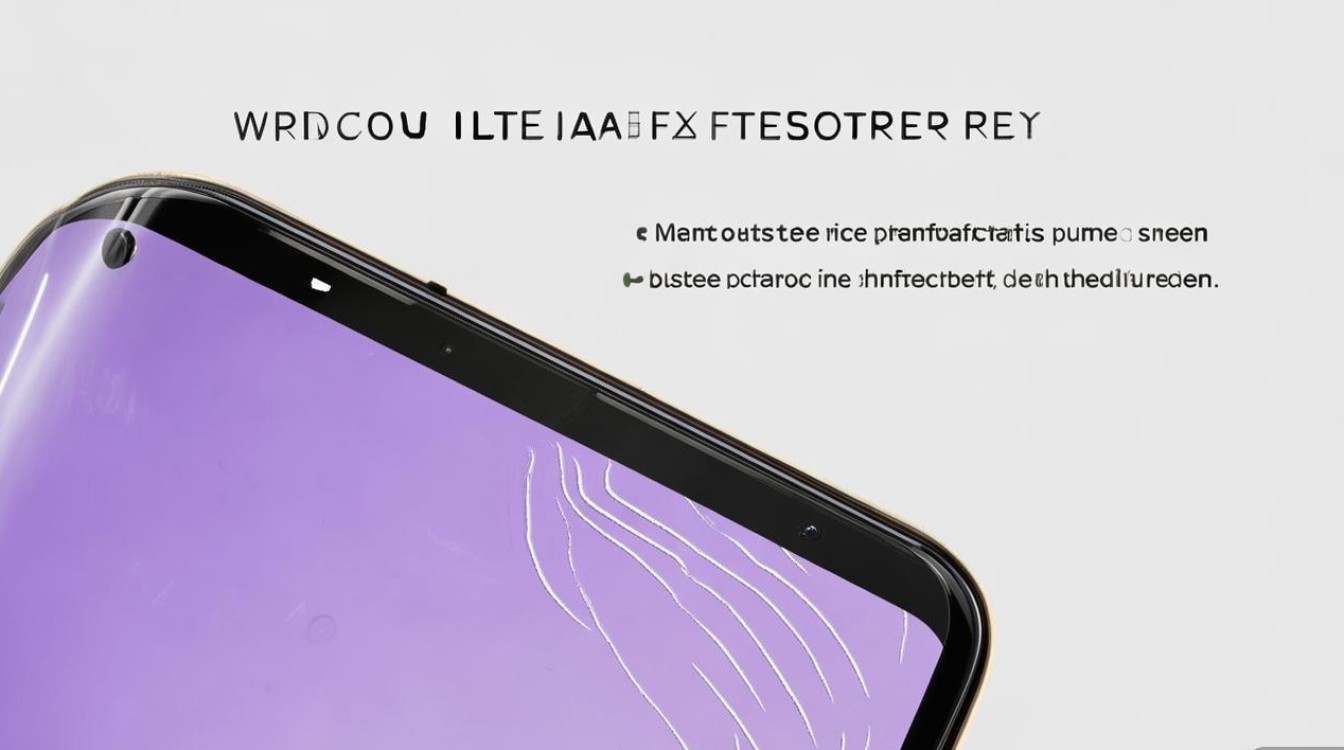 VIVO X7Plus手机内屏出现紫色痕迹是什么原因导致的?