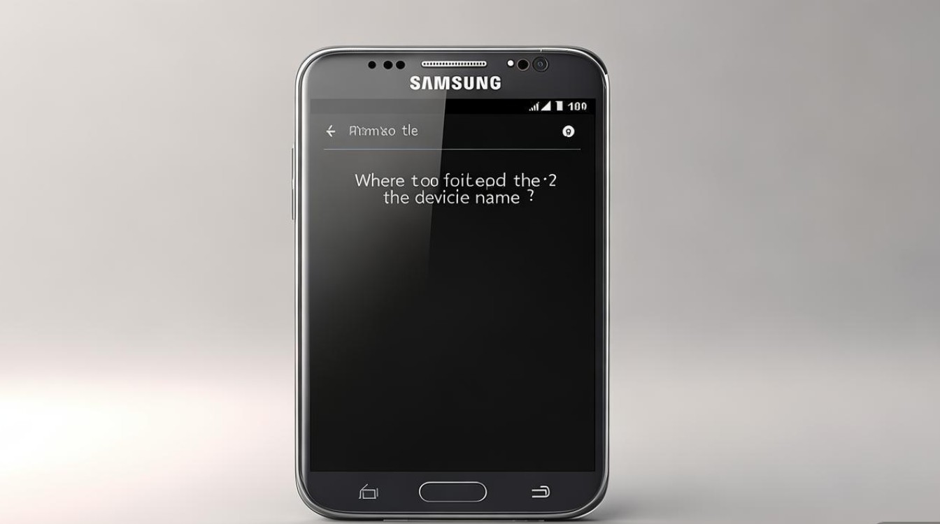 三星a8000设备名称在哪里查看?