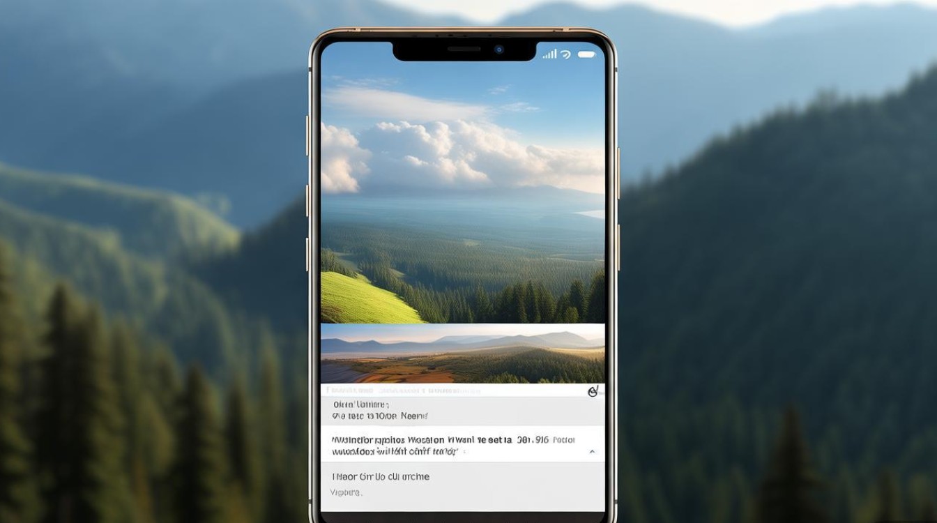 华为手机壁纸设置方法,从相册选图怎么设为壁纸?