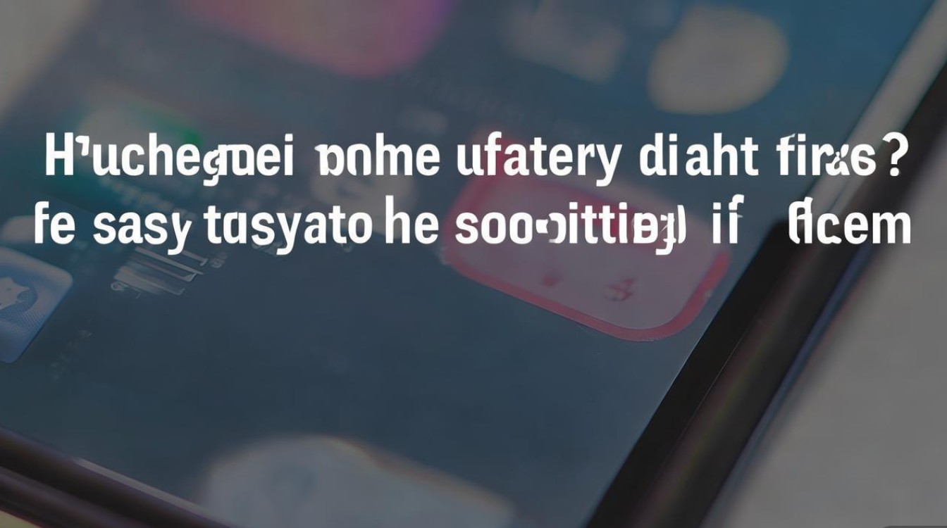 华为手机电池不耐用？教你几招轻松解决续航问题