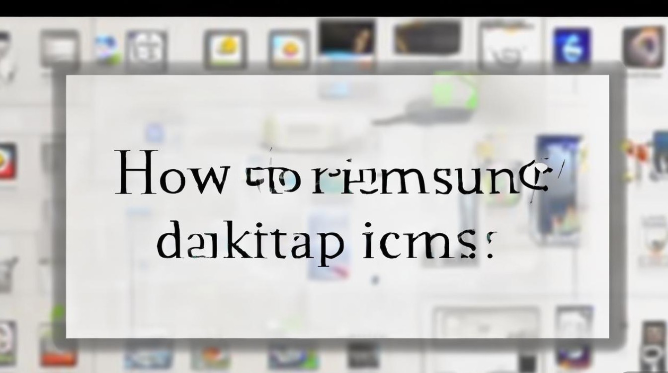 三星桌面图标怎么缩小？教你调整图标大小的方法