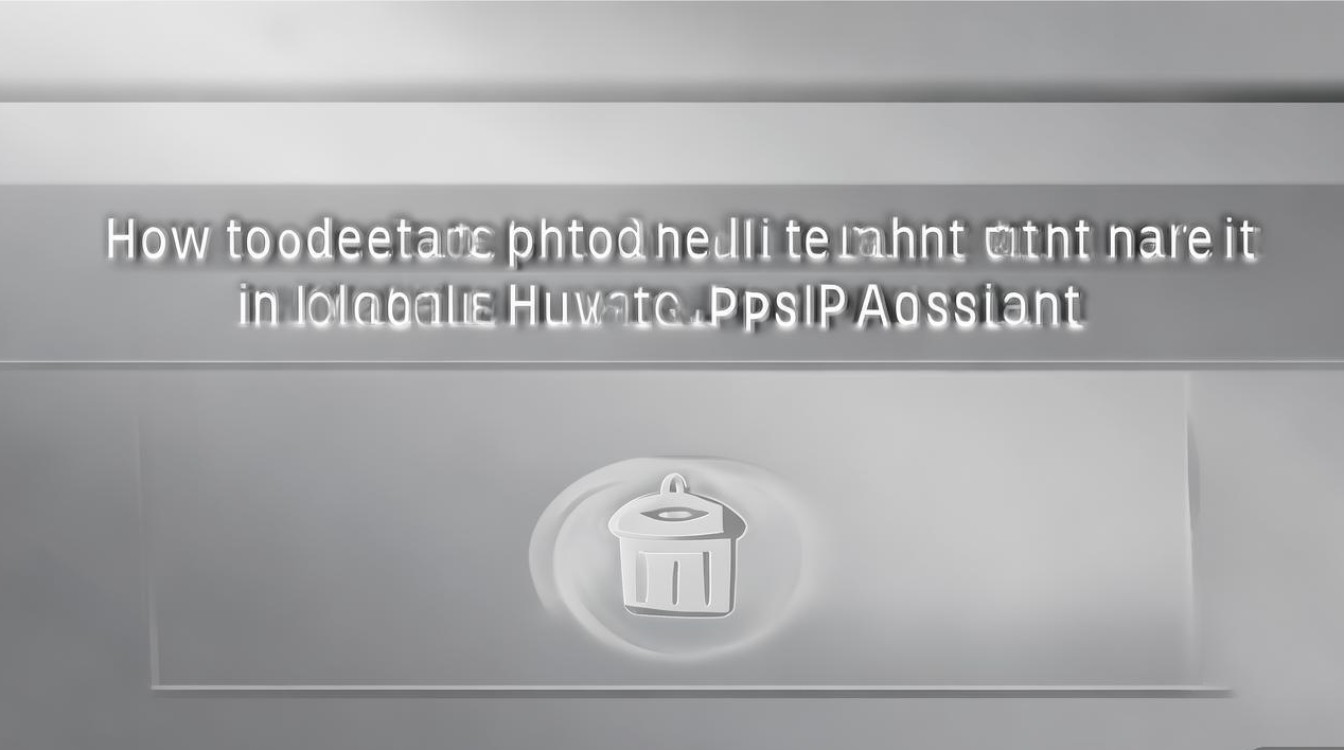 华为pp助手里删不掉照片怎么办？