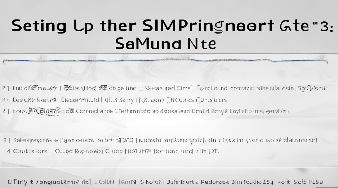 三星Note3如何设置主卡？详细步骤在这里