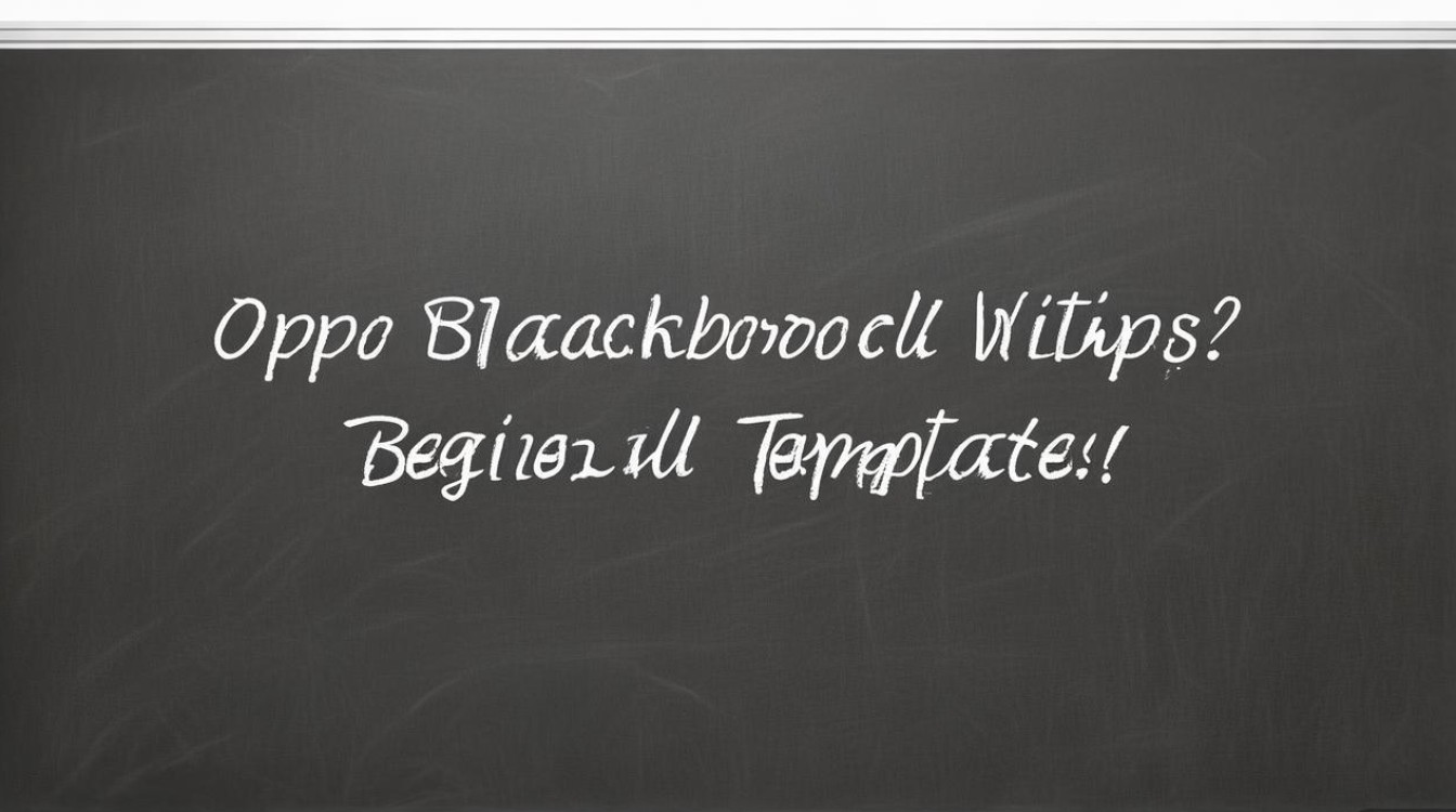 oppo黑板字怎么写？新手必看技巧与模板！