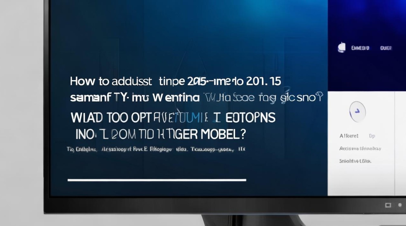 三星2015款电视怎么调时间？老机型找不到设置入口怎么办？