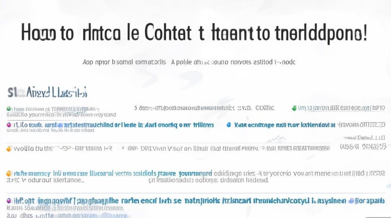 安卓手机怎么导入苹果通讯录?详细步骤教程来了