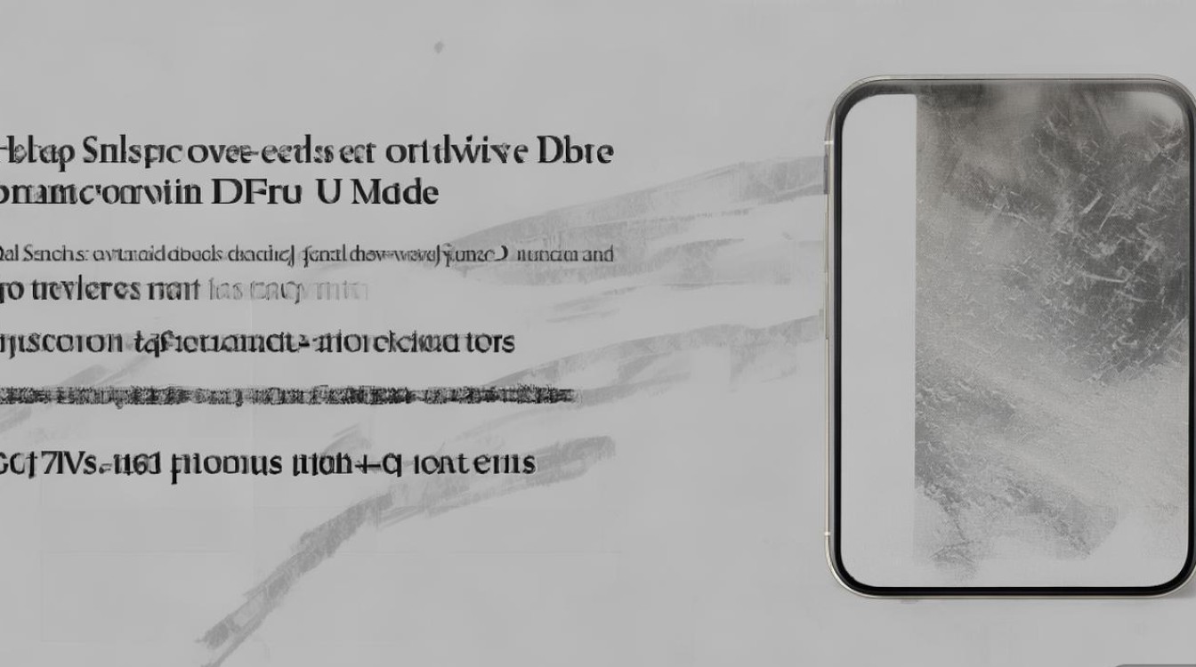 苹果x死机后无法操作，如何正确进入DFU模式？