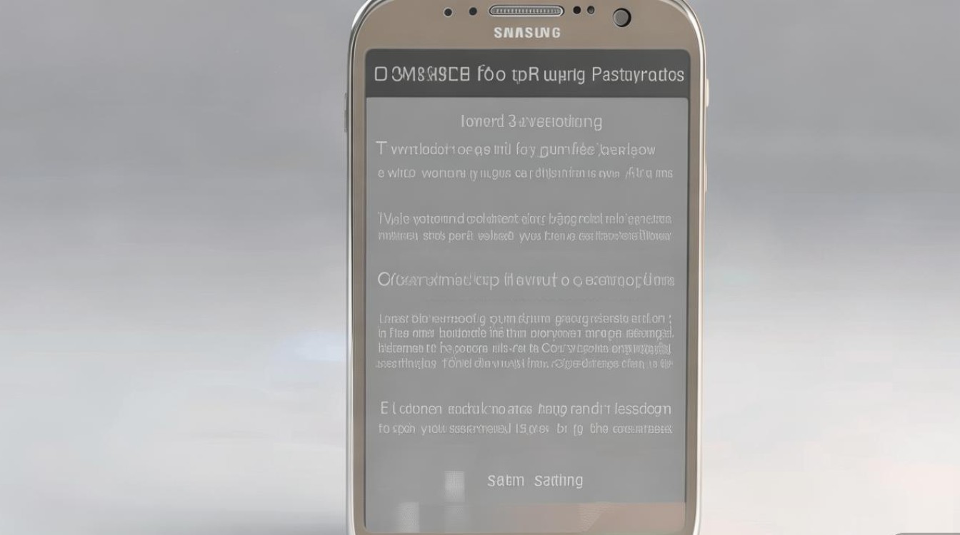 三星s3手机恢复出厂设置的具体步骤是怎样的？