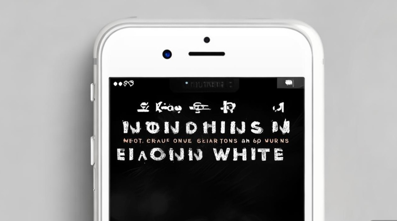 苹果6s手机突然变黑白屏，怎么调回彩色显示？