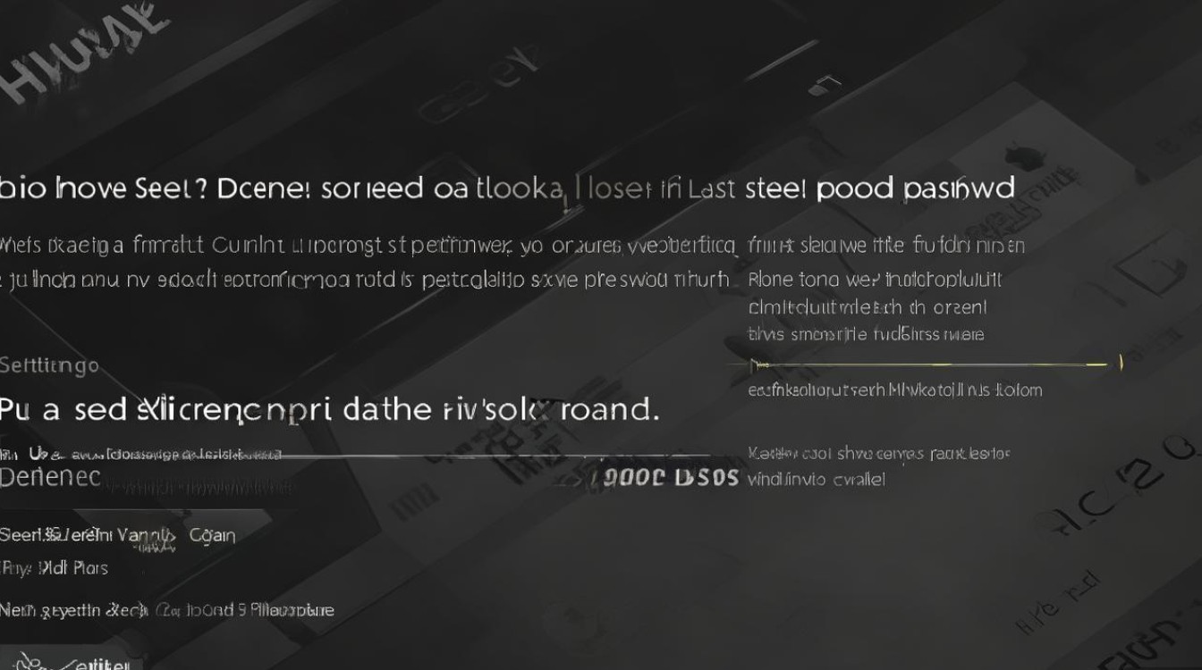 华为屏锁密码怎么设置？忘记密码怎么办？