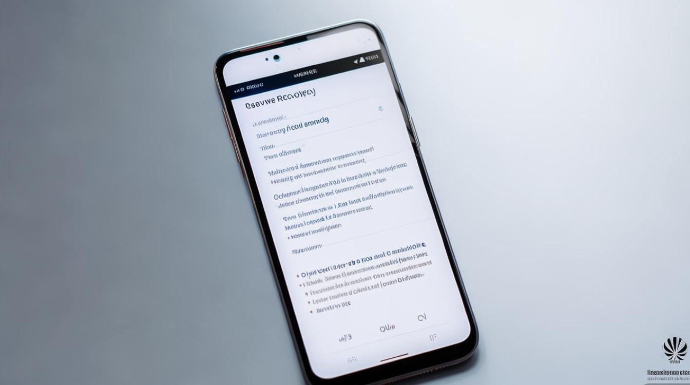 华为手机进入recovery界面后如何正确操作恢复？