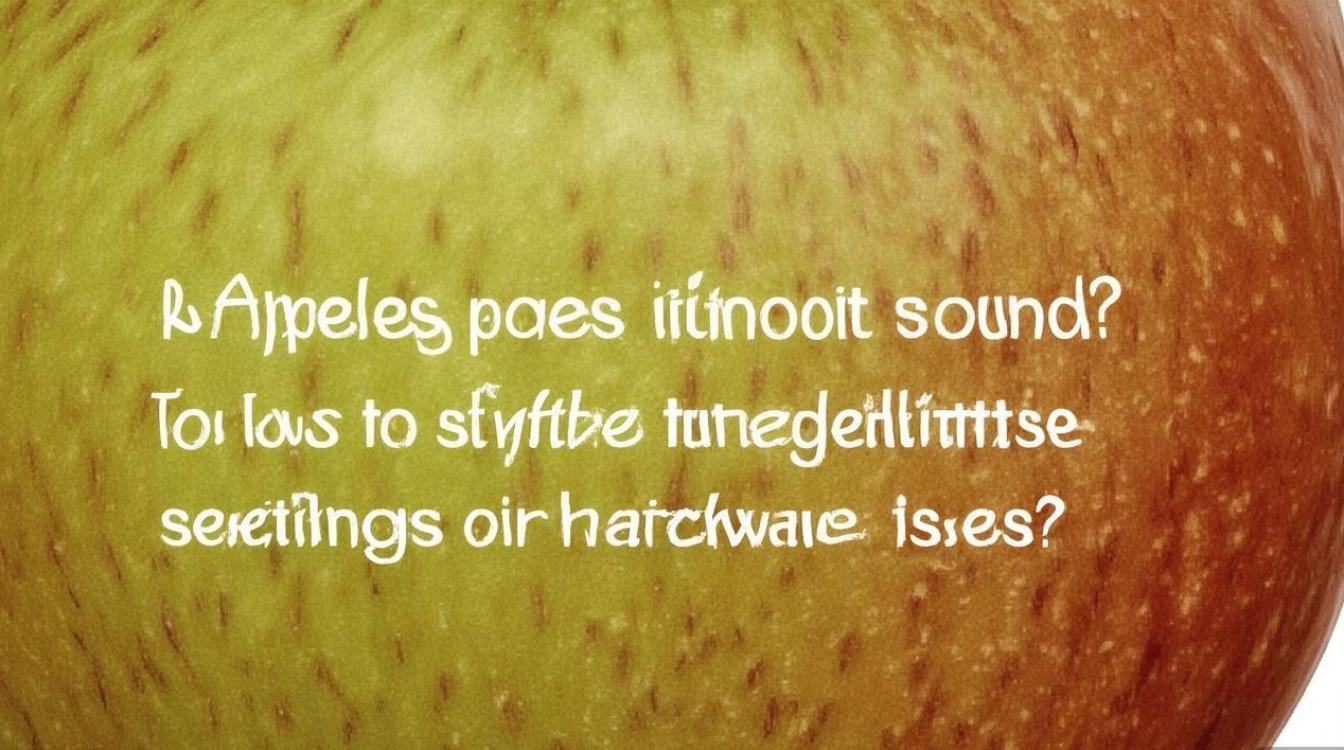 苹果说话没声音？设置或硬件问题怎么排查？