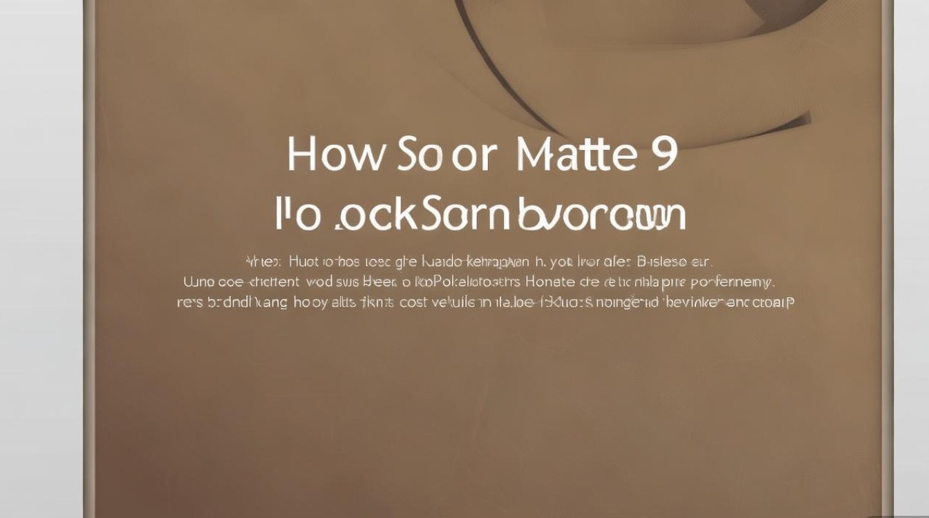 华为Mate9锁屏壁纸怎么设置？详细步骤教程在这里！