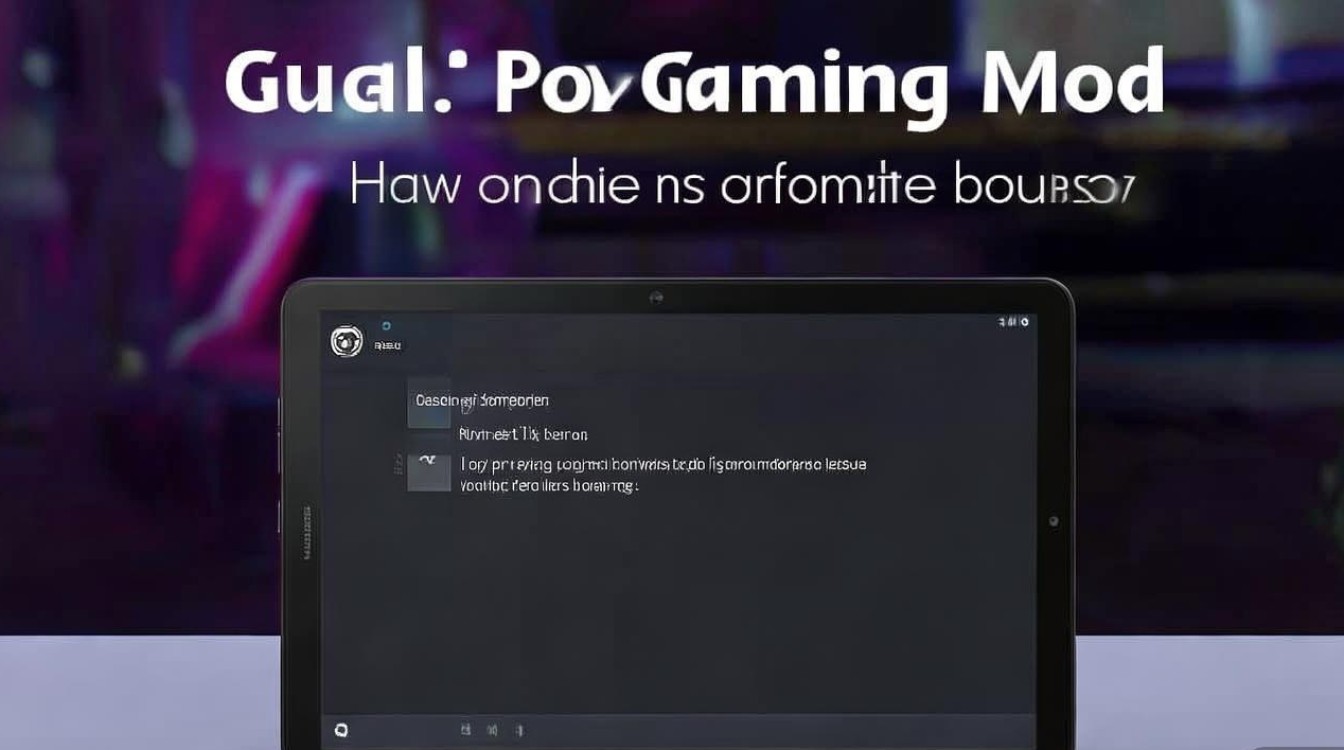 小米平板5游戏模式怎么设置？开启后游戏体验提升多少？