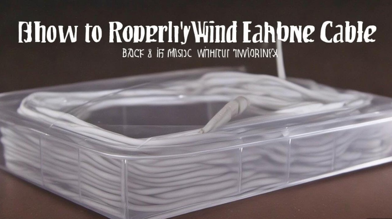 华为耳机线怎么正确绕回原盒不缠绕?