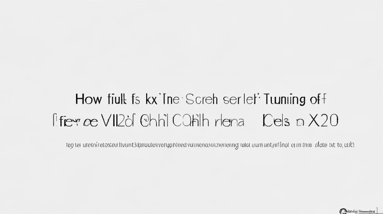 VIVO X20接电话后屏幕不熄屏怎么办？