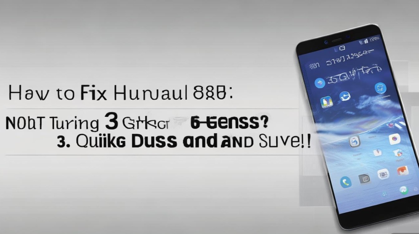 华为c8655开不了机怎么办？3步教你快速排查解决！