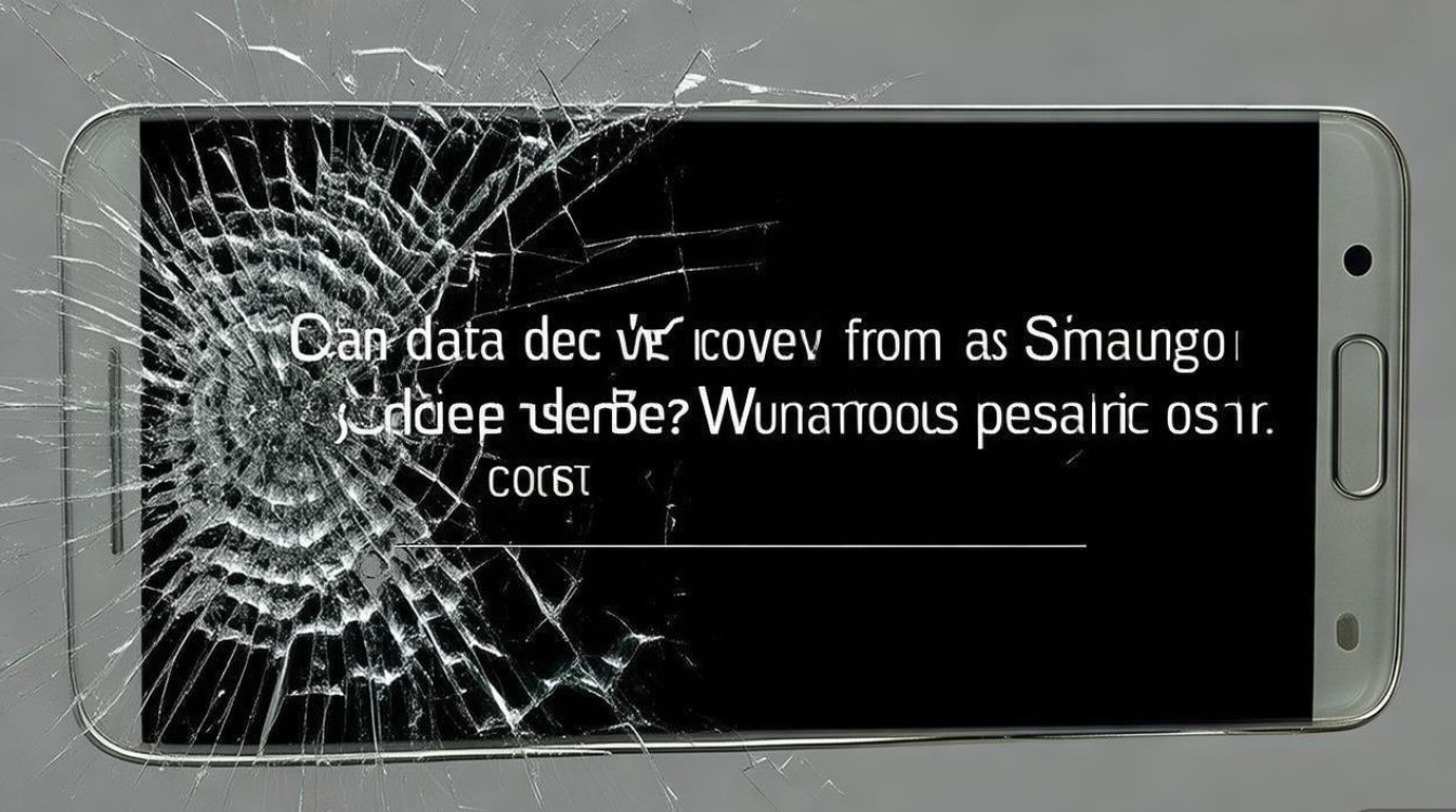 三星屏幕摔裂黑屏后数据能恢复吗？维修要花多少钱？