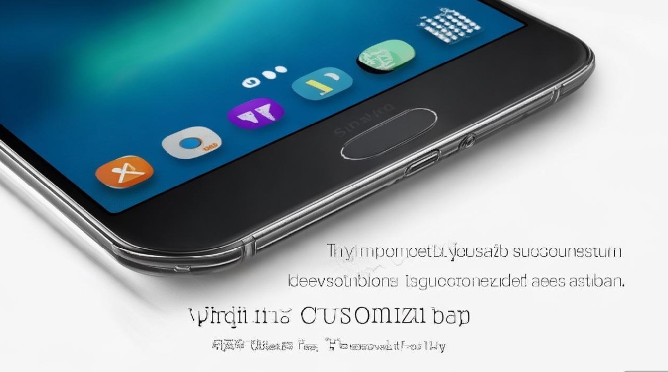 三星J5手机底部菜单栏如何自定义添加图标？