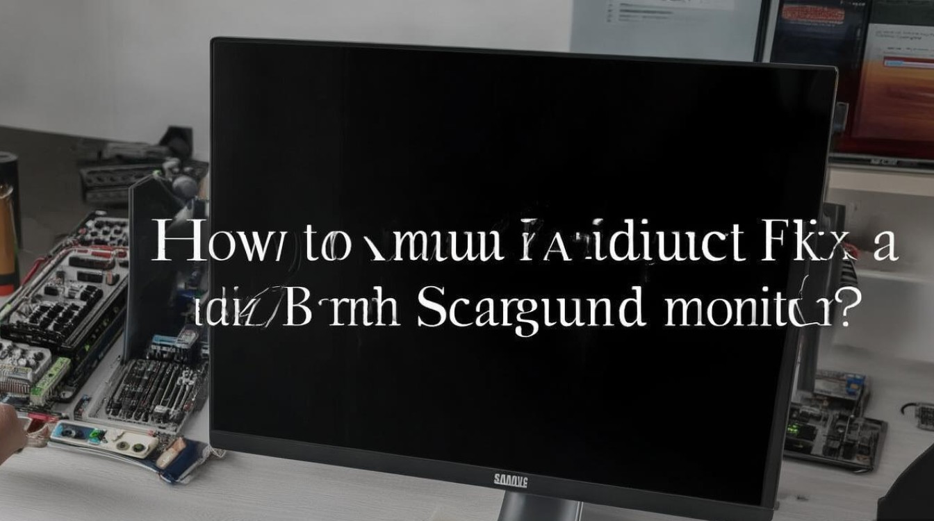 三星显示器黑屏了,怎么自己动手调节解决?
