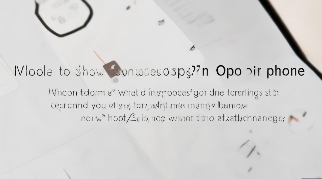 oppo手机怎么显示联系人？设置里找不到入口怎么办？