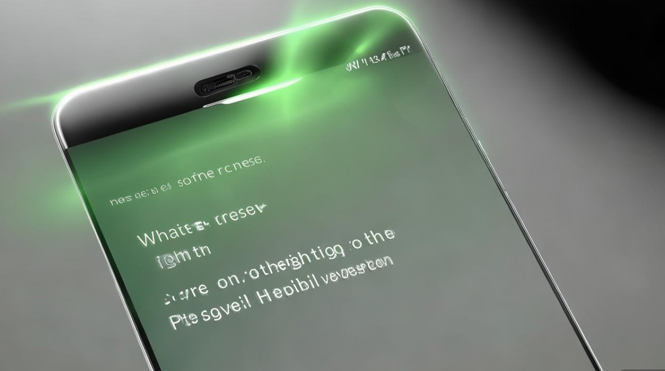 华为P7移动版顶端绿灯亮是什么原因？