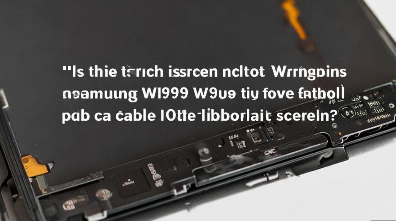 三星W999内屏突然不能触摸，是排线坏了还是屏幕本身问题？